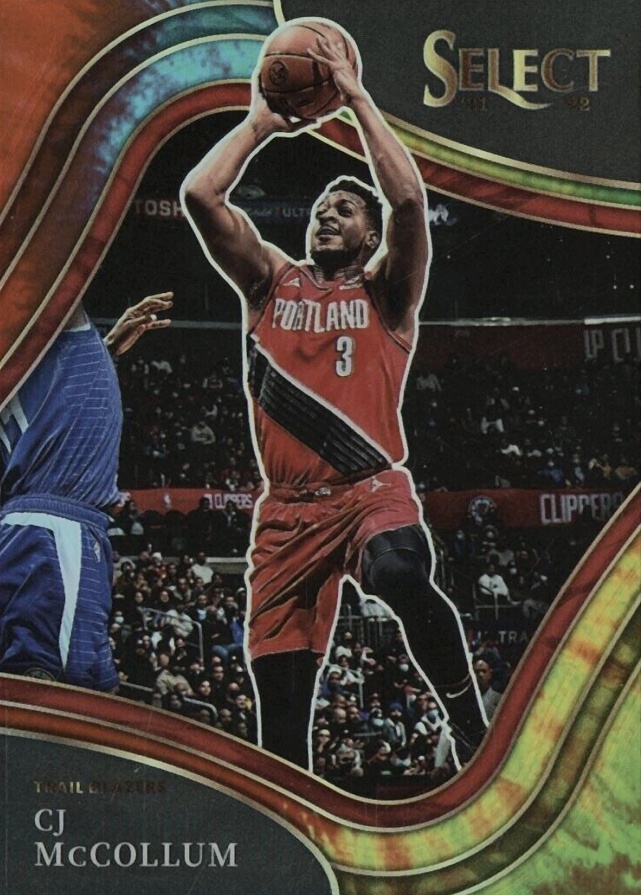 2021 Panini Select C.J. McCollum #240 Basketball Card