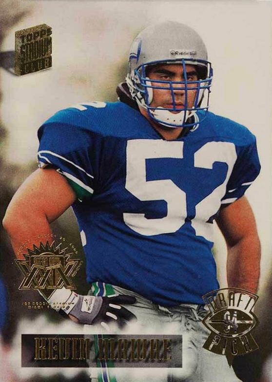 1994 Stadium Club Super Teams Super Bowl Kevin Mawae #289 Football Card