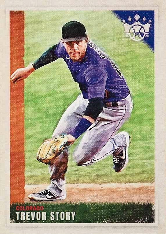 2022 Panini Diamond Kings Trevor Story #52 Baseball Card