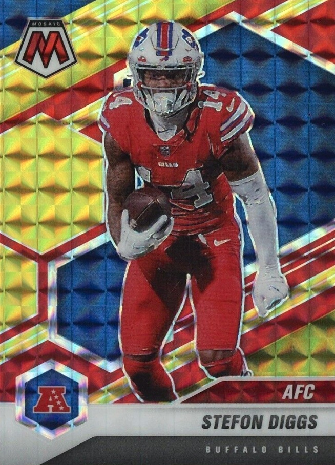 2021 Panini Mosaic Stefon Diggs #236 Football Card