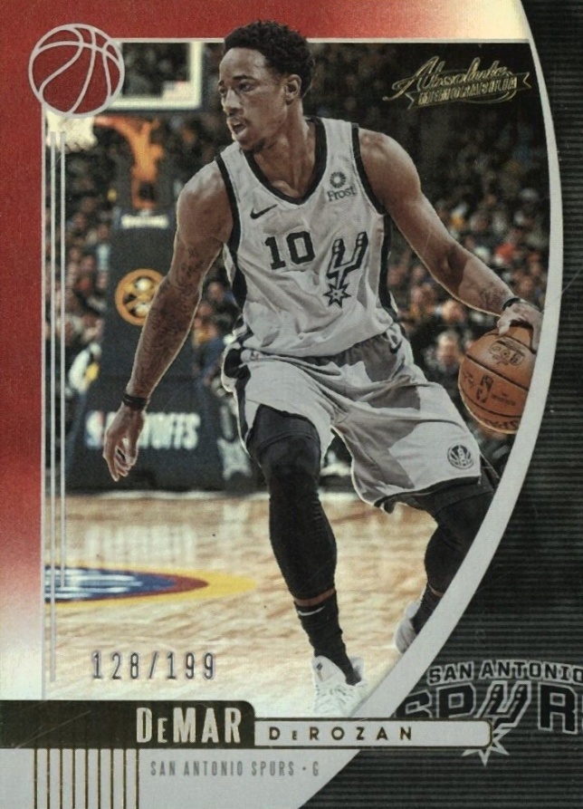 2019 Panini Absolute Memorabilia DeMar DeRozan #25 Basketball Card