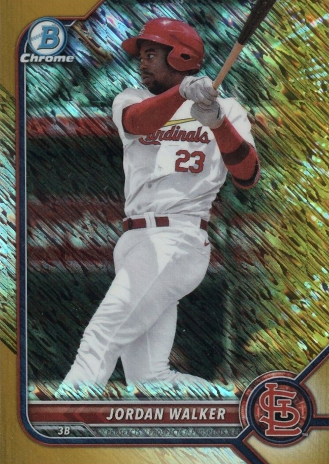 2022 Bowman Chrome Prospects Jordan Walker #BCP221 Baseball Card