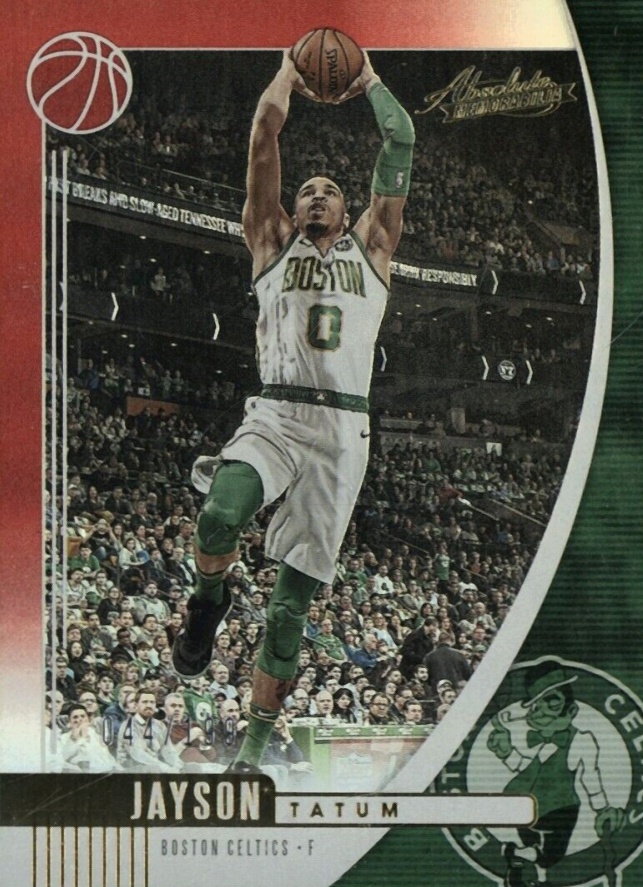 2019 Panini Absolute Memorabilia Jayson Tatum #91 Basketball Card