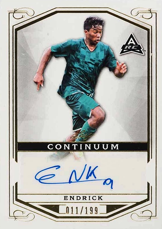 2022 Leaf Continuum Autographs Endrick #46 Soccer Card