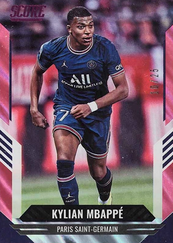 2021 Panini Score FIFA Kylian Mbappe #157 Soccer Card