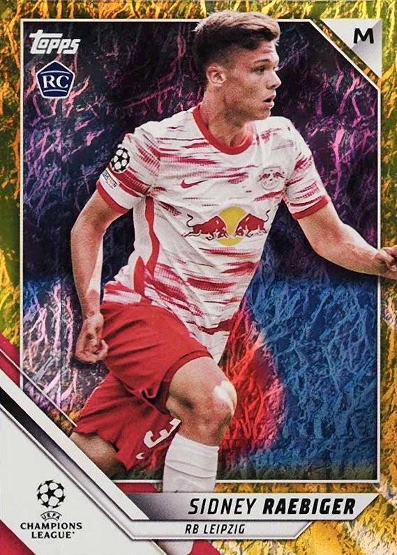 2021 Topps UEFA Champions League Jade Edition Sidney Raebiger #110 Soccer Card