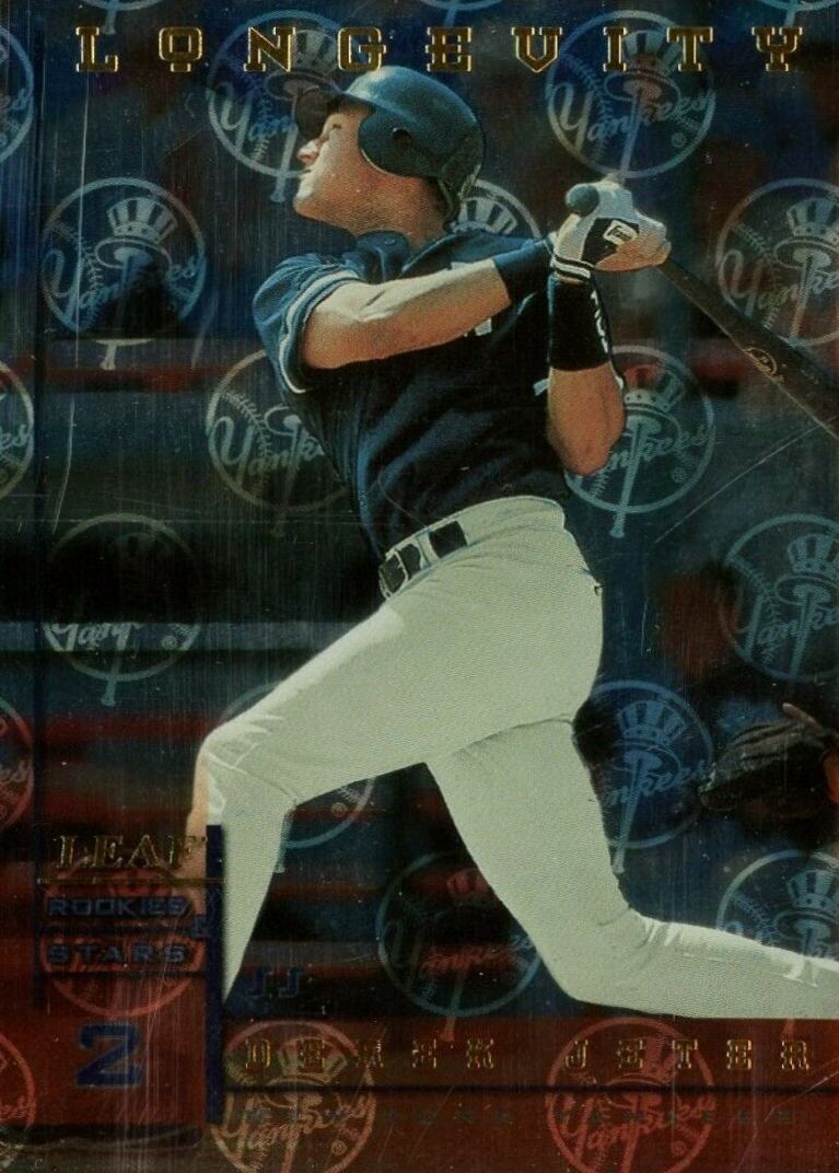 1998 Leaf Rookies & Stars Derek Jeter #34 Baseball Card