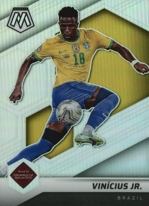 2021 Panini Mosaic FIFA Road to World Cup Vinicius Junior #163 Soccer Card