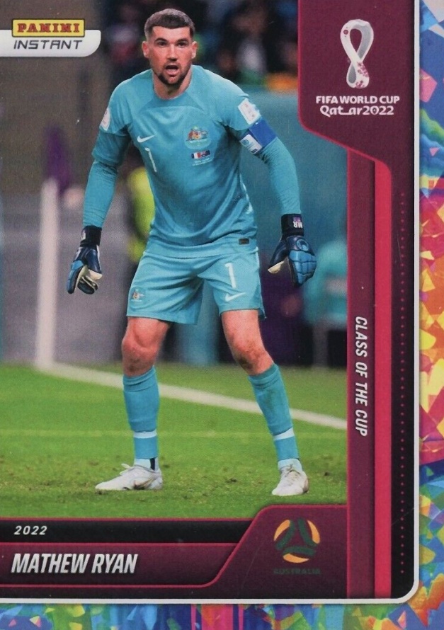 2022 Panini Instant FIFA World Cup Qatar Mathew Ryan #2 Soccer Card