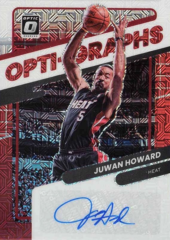 2021 Panini Donruss Optic Opti-Graphs Juwan Howard #OGJWH Basketball Card