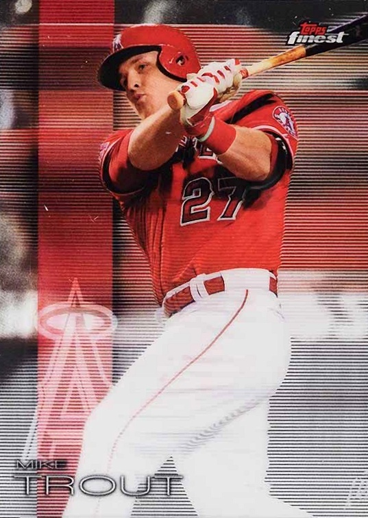 2016 Finest Mike Trout #1 Baseball Card