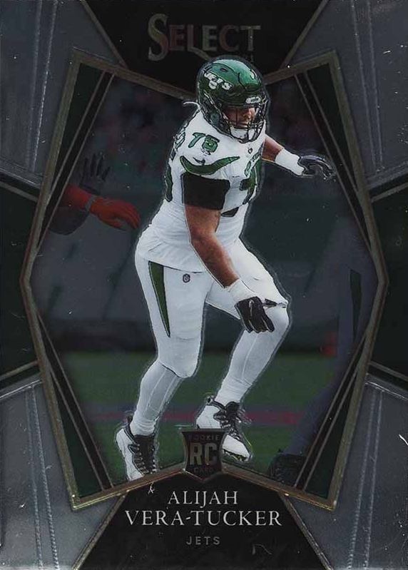 2021 Panini Select Alijah Vera-Tucker #186 Football Card