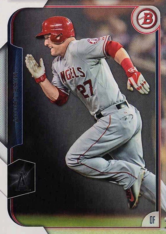 2015 Bowman Mike Trout #50 Baseball Card