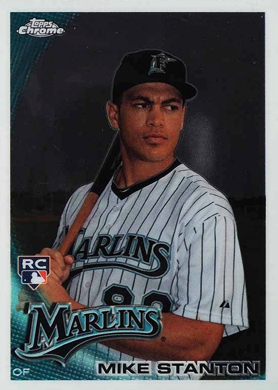 2010 Topps Chrome Mike Stanton #190 Baseball Card