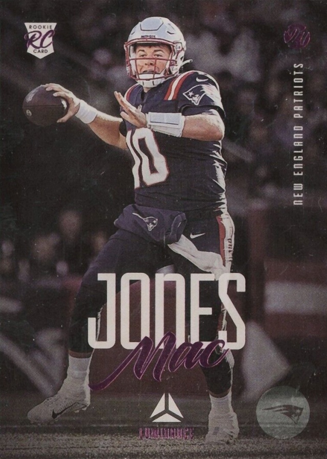 2021 Panini Chronicles Luminance Update Rookies Mac Jones #205 Football Card