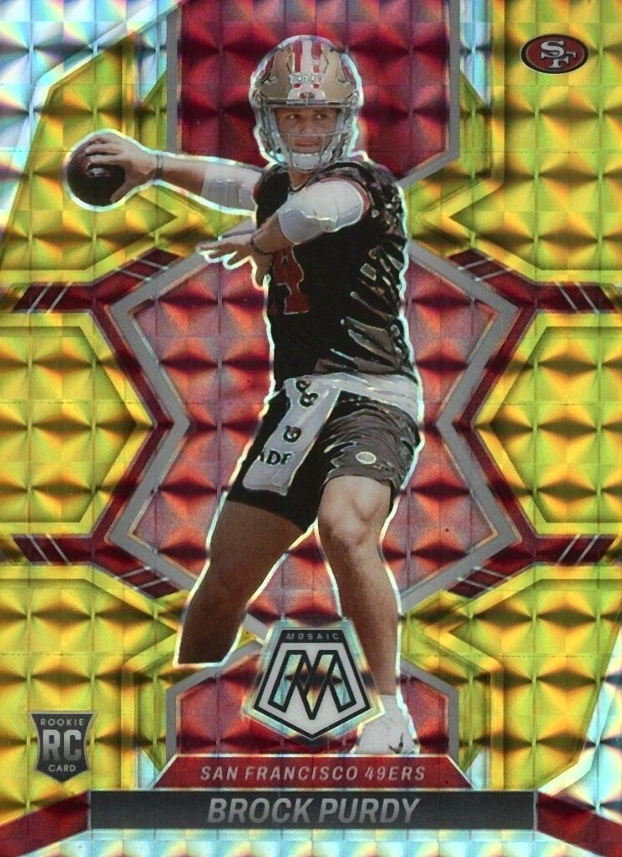 2022 Panini Mosaic Brock Purdy #367 Football Card