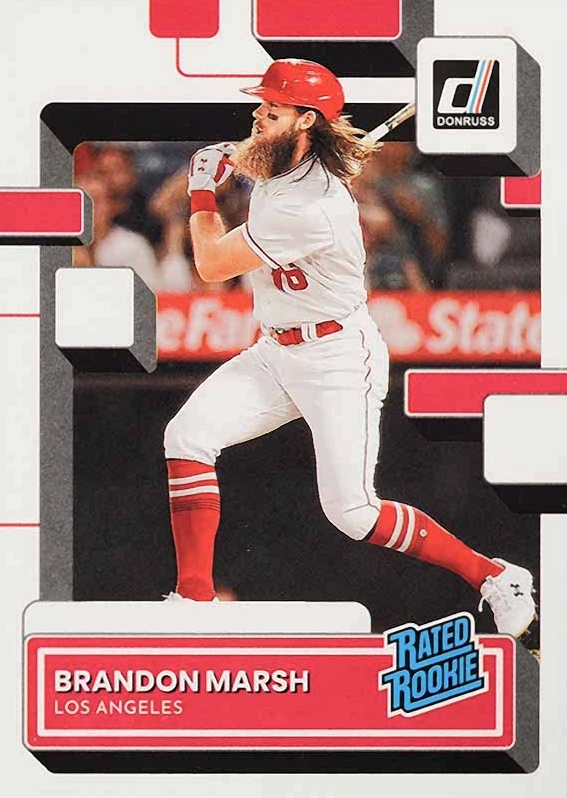 2022 Panini Donruss Brandon Marsh #41 Baseball Card