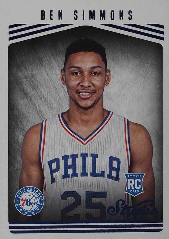 2016 Panini Studio Ben Simmons #184 Basketball Card