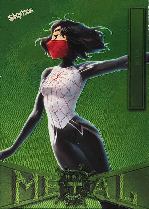 2022 Skybox Marvel Metal Universe Spider-Man Silk #80 Non-Sports Card