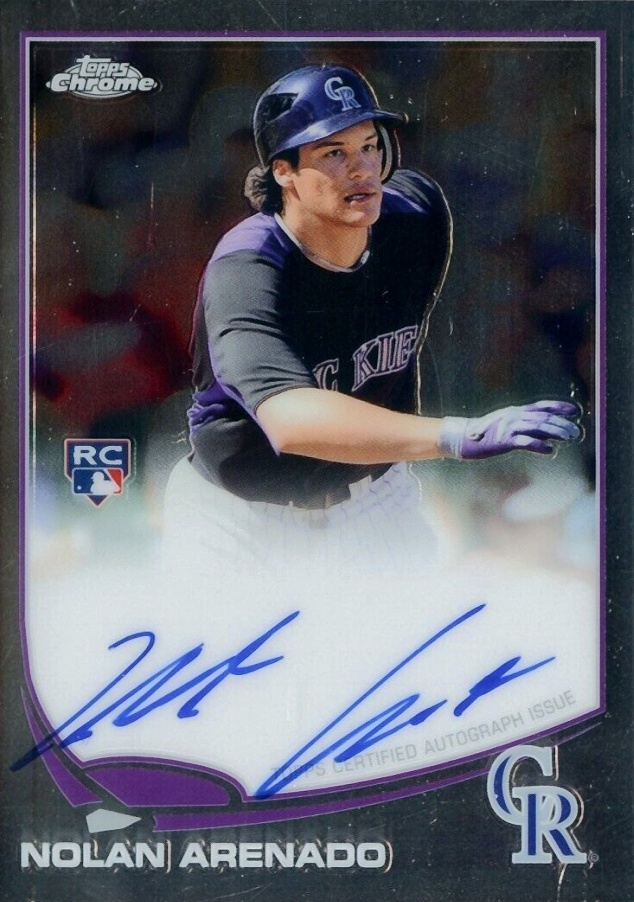 2013 Topps Chrome Nolan Arenado #78 Baseball Card