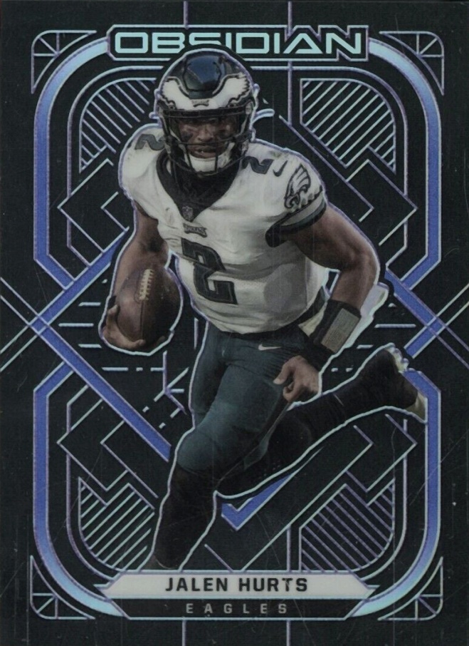 2021 Panini Obsidian Jalen Hurts #77 Football Card