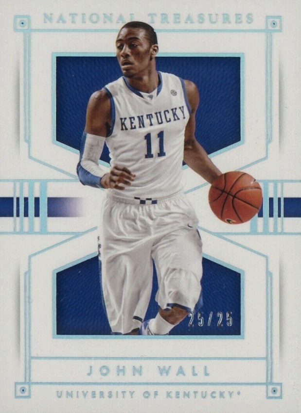 2016 Panini National Treasures Collegiate John Wall #24 Basketball Card