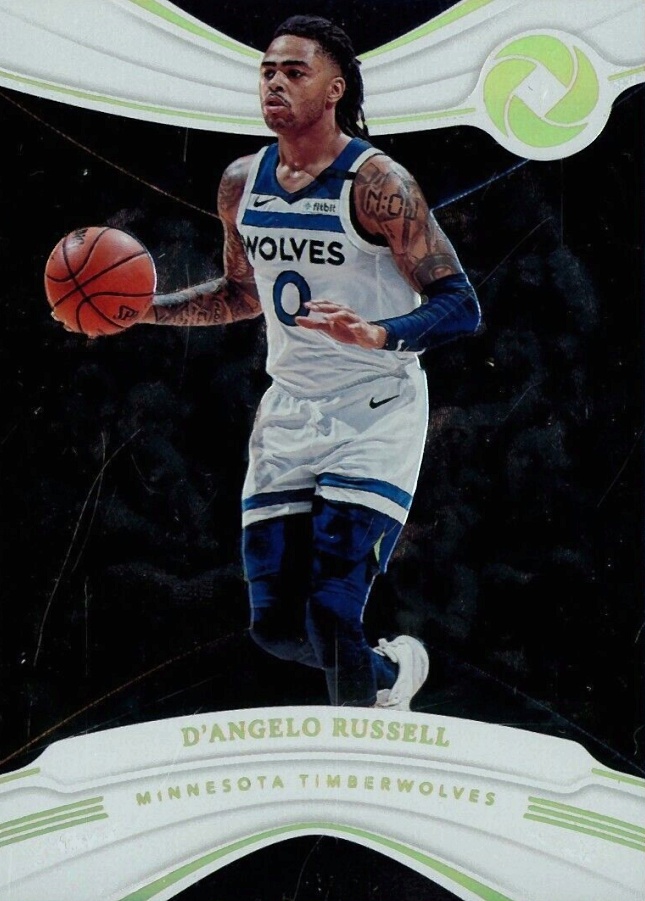 2019 Panini Opulence D'Angelo Russell #98 Basketball Card