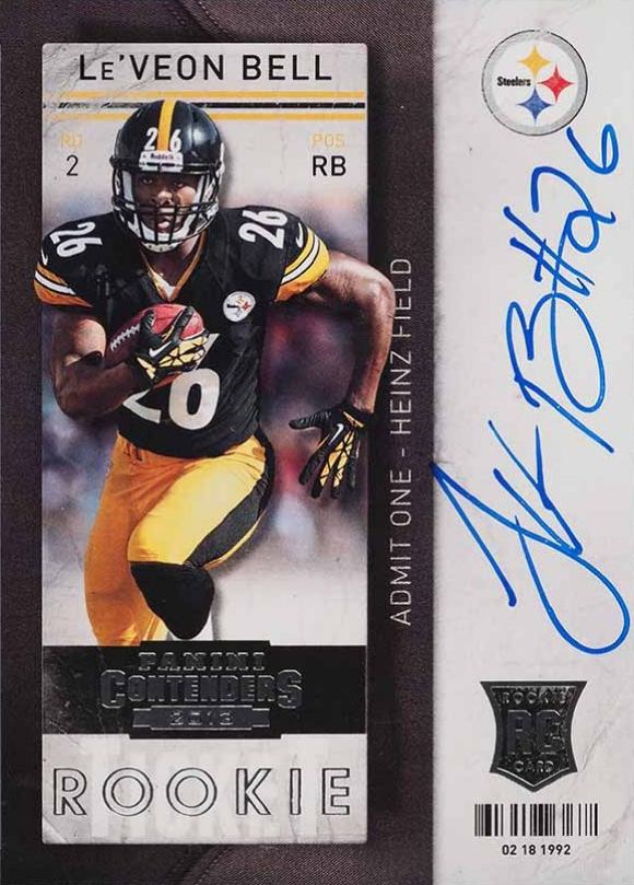 2013 Panini Contenders LE'Veon Bell #221 Football Card