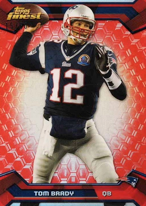 2013 Finest Tom Brady #40 Football Card