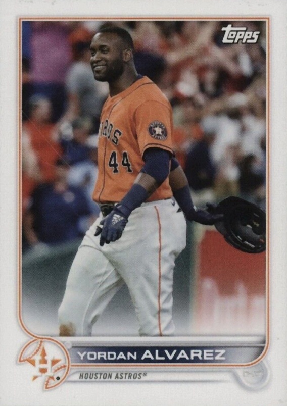 2022 Topps Mini Yordan Alvarez #400 Baseball Card