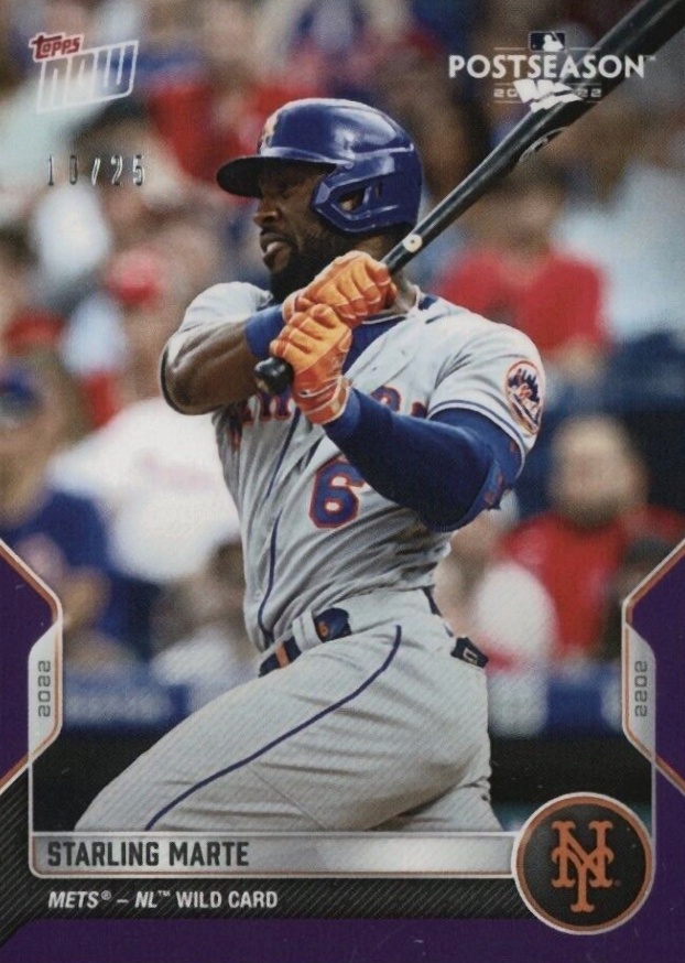 2022 Topps Now Postseason Starling Marte #PS23 Baseball Card