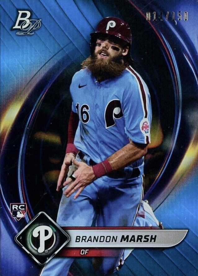 2022 Bowman Platinum Brandon Marsh #4 Baseball Card