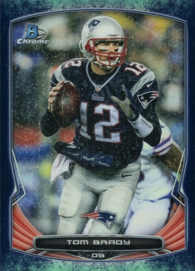 2014 Bowman Chrome  Tom Brady #28 Football Card