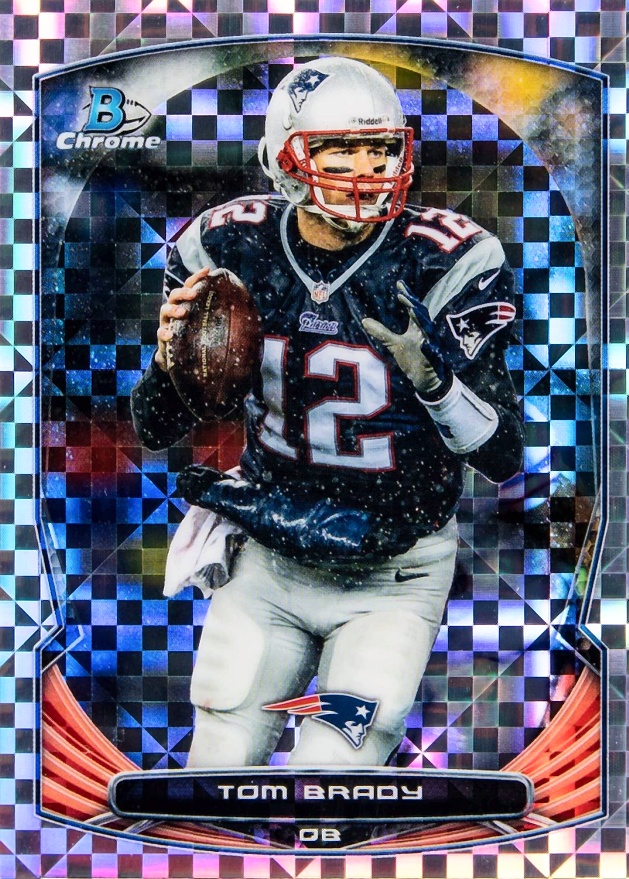 2014 Bowman Chrome  Tom Brady #28 Football Card