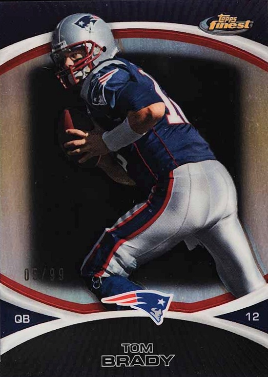 2010 Finest Tom Brady #40 Football Card