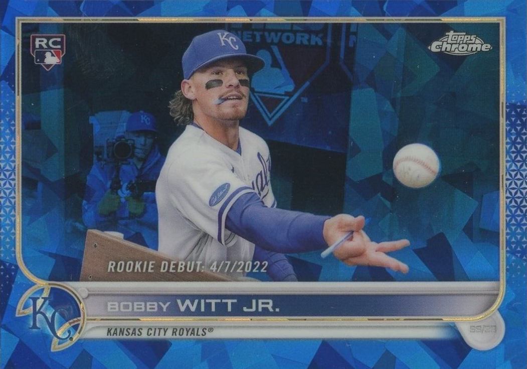 2022 Topps Chrome Update Sapphire Edition Bobby Witt Jr. #113 Baseball Card