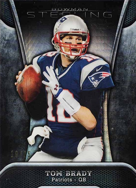 2013 Bowman Sterling Tom Brady #10 Football Card