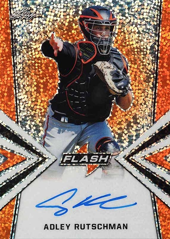 2019 Leaf Flash Autographs Adley Rutschman #BAAR1 Baseball Card