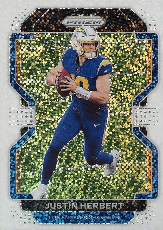 2021 Panini Prizm Justin Herbert #169 Football Card