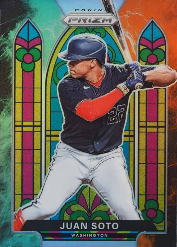 2021 Panini Prizm Stained Glass Juan Soto #SG-3 Baseball Card