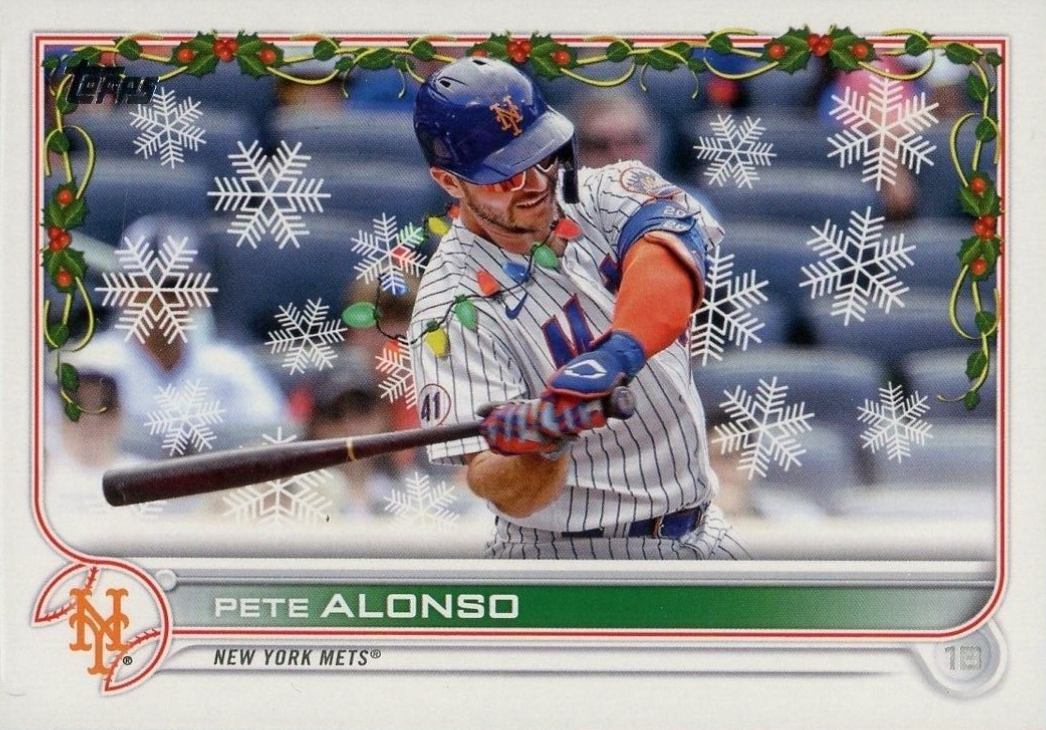 2022 Topps Holiday Pete Alonso #HW65 Baseball Card