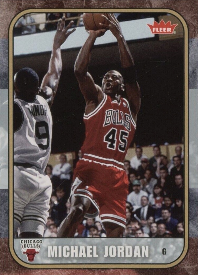 2007 Fleer Jordan Box Set Michael Jordan #44 Basketball Card