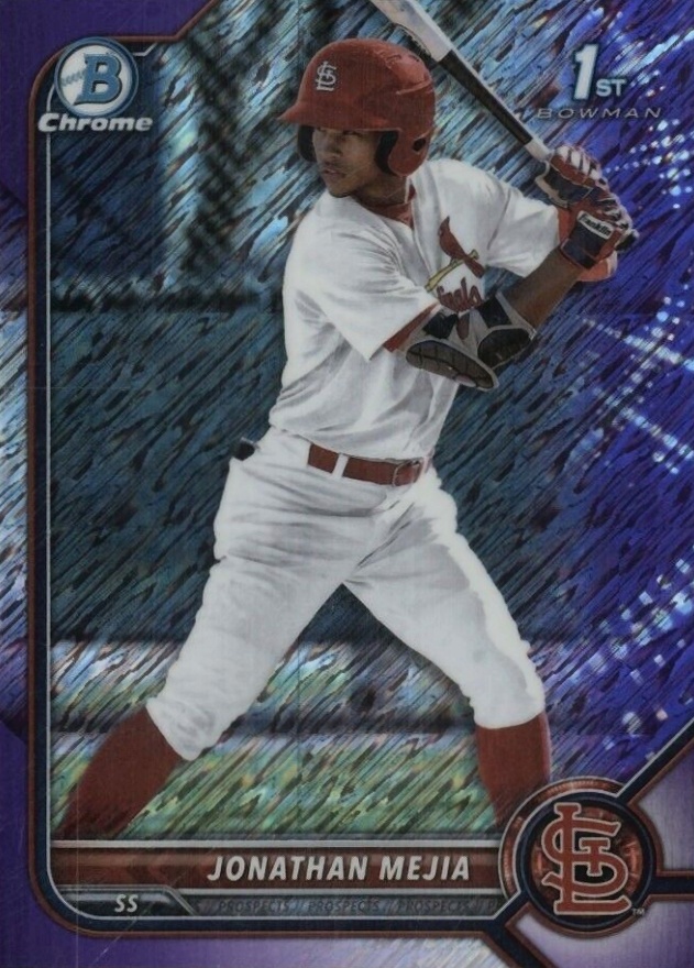 2022 Bowman Chrome Prospects Jonathan Mejia #BCP168 Baseball Card