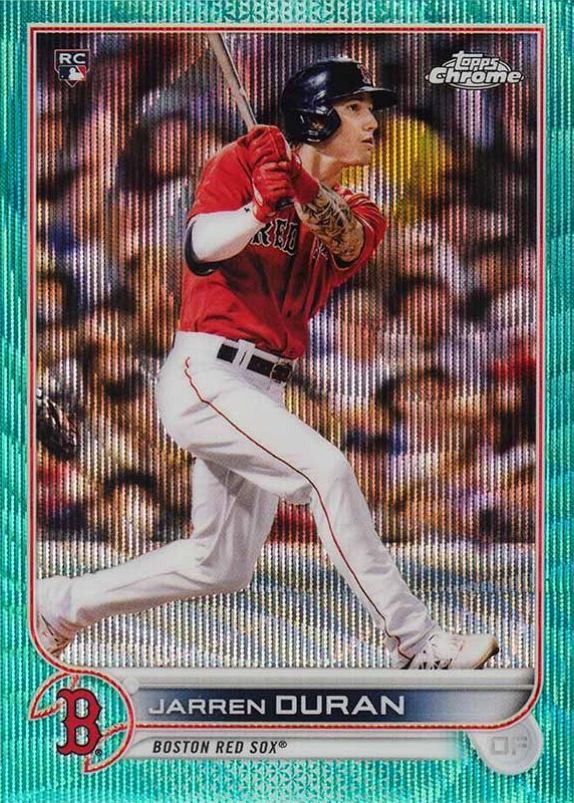 2022 Topps Chrome Jarren Duran #113 Baseball Card