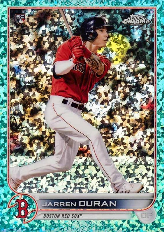 2022 Topps Chrome Jarren Duran #113 Baseball Card