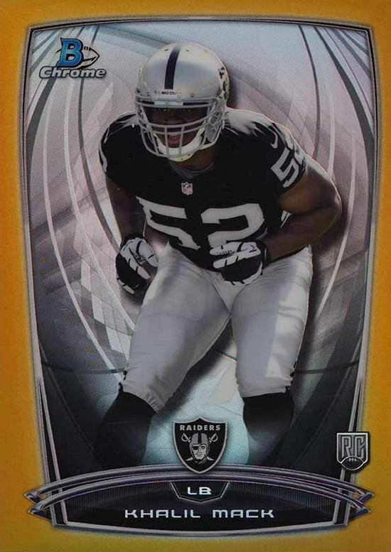 2014 Bowman Chrome  Khalil Mack #123 Football Card