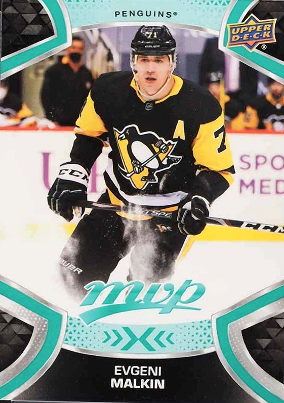 2021 Upper Deck MVP Evgeni Malkin #160 Hockey Card