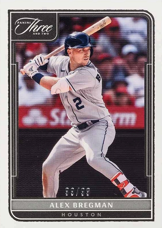 2022 Panini Three and Two Alex Bregman #95 Baseball Card