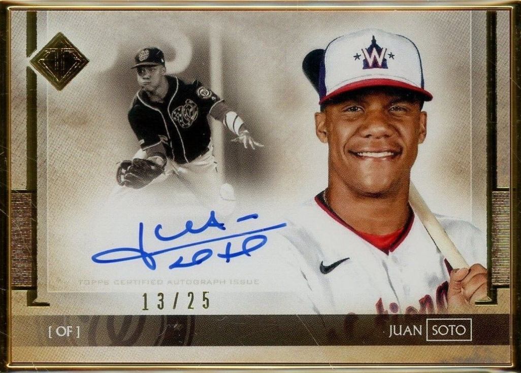 2020 Topps Transcendent Collection Autographs Juan Soto #JSO Baseball Card