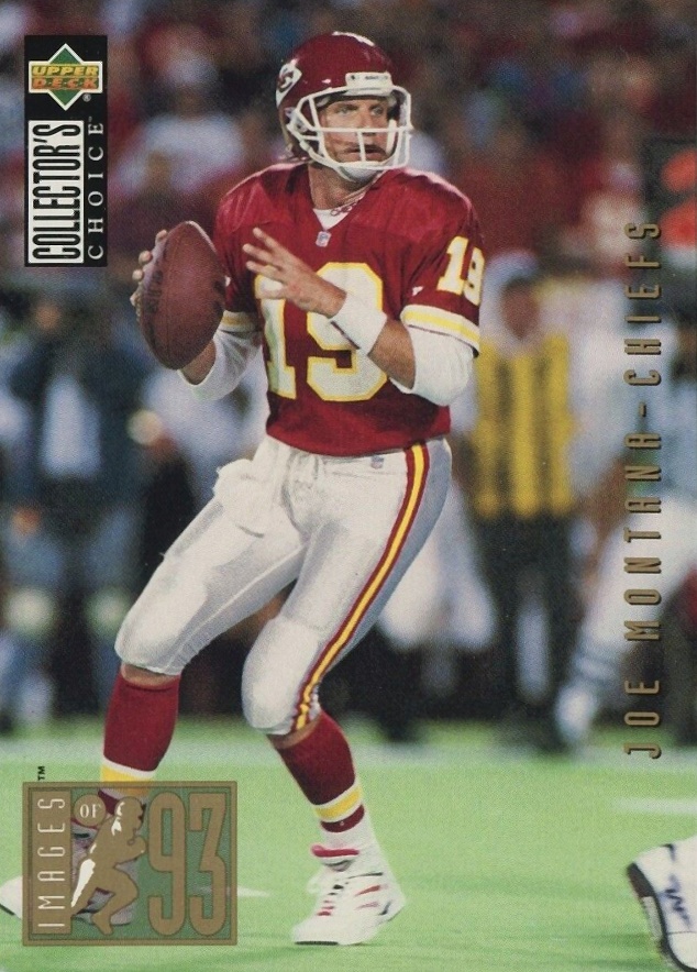 1994 Collector's Choice Joe Montana #36 Football Card